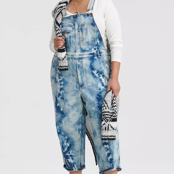 Anthropologie Pilcro Tie Dye Overalls - Picture 15 of 16